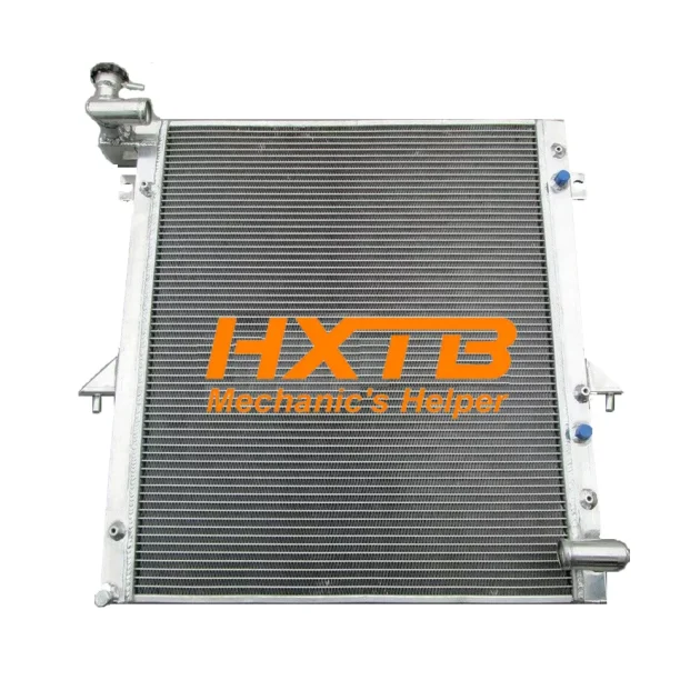 Aluminum radiator for Mitsubishi Triton AT (2005-2014), designed for efficient engine cooling and automatic transmission models