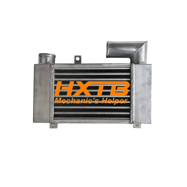 Aftermarket aluminium intercooler upgrade for Toyota Hiace Commuter vans, fits 2005-2018 diesel engines, improves cooling efficiency