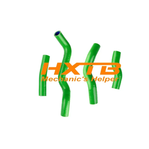 Upgrade Your KLX250 with GREEN Silicone Radiator Hoses - Compatible with 1993-2010 Kawasaki Models