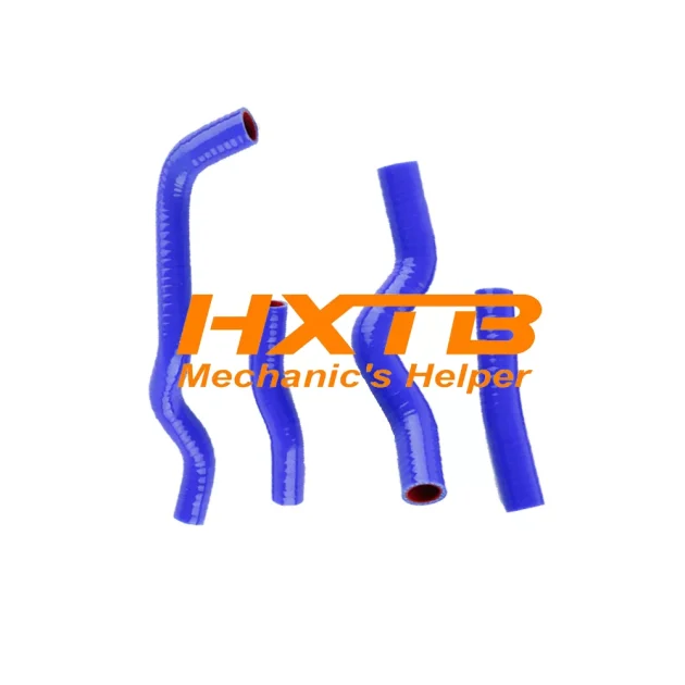 Kawasaki KLX250 Blue Radiator Hose Kit (Fits 1993-2010) - Reinforced Silicone for Better Cooling