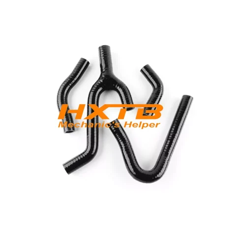 Upgrade your KTM 250/300/380 (1998-2003) with high-quality BLACK silicone radiator hoses