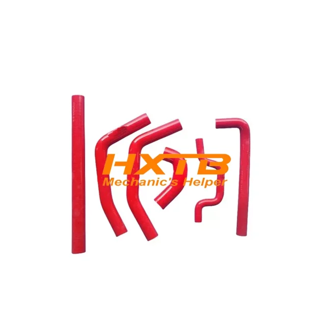 Upgrade your Kawasaki KXF250 / KX250F (2009-2014) with RED silicone radiator hoses – Improved heat resistance & coolant flow