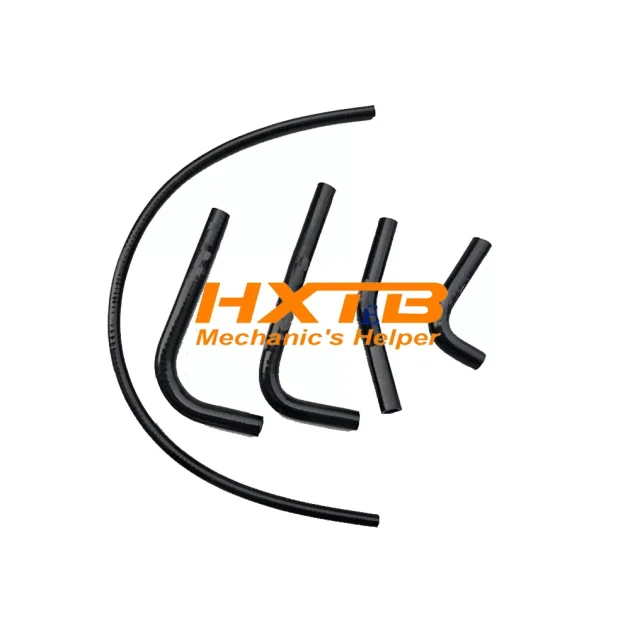 BLACK Silicone Radiator Hose Kit for Kawasaki KX250F KX250F KXF250 (2017-2018) – High-Performance Cooling Upgrade