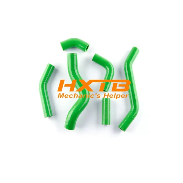 Kawasaki KLX450R GREEN Radiator Hose Kit – Reinforced Silicone Cooling Hoses for Off-Road & Motocross (2008-2013)