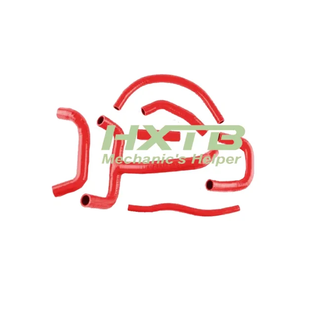 Aftermarket RED Radiator Hose Kit Compatible with KTM LC4 620 625 640 660 – Leak-Proof