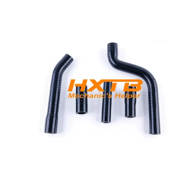 BLACK Radiator Hose Kit Compatible with Yamaha YZ250F YZF250 2010-2013 Models