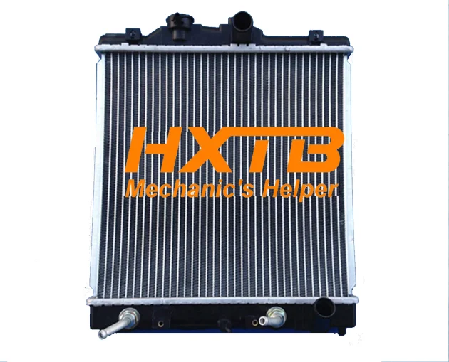 Direct-fit radiator with aluminum core and plastic tanks, designed for 92-00 Honda Civic Automatic transmission models