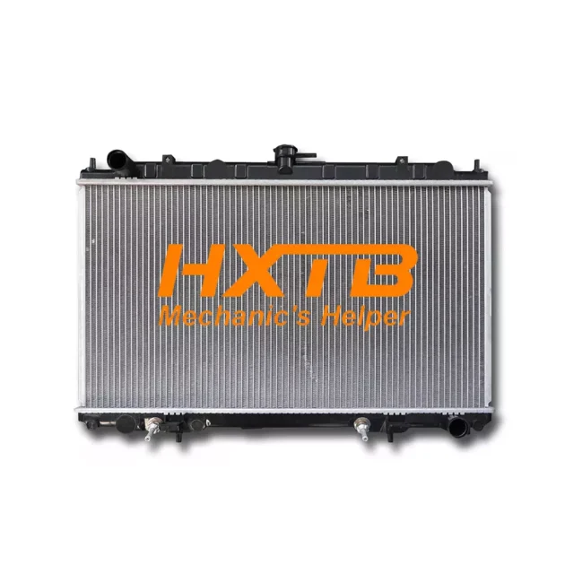 Direct-fit radiator for Nissan Cefiro A33 (2001-2004), optimized for heat dissipation with an aluminum core and plastic reservoirs