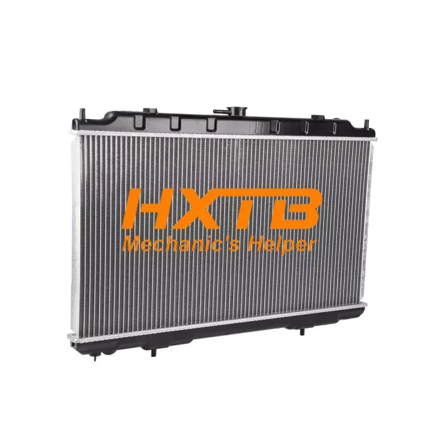 Replacement radiator with plastic end tanks and aluminum core, compatible with Nissan Cefiro A33 automatic transmission models 2001-2004