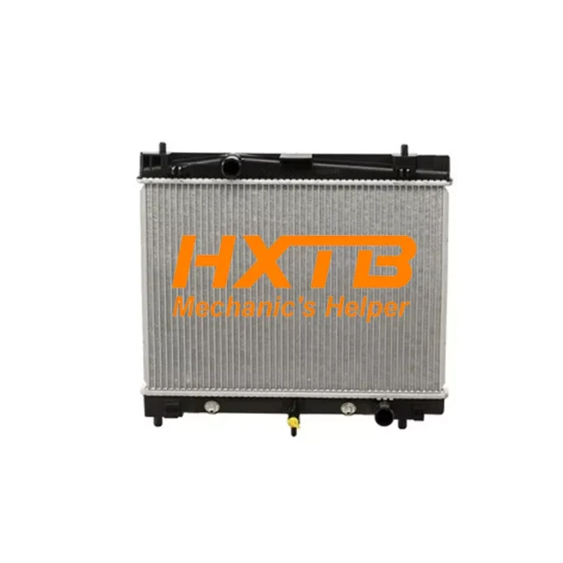 OE-style radiator for Toyota Vios (2008-2013), aluminum core with plastic tanks, fits 1.3L & 1.5L Automatic models