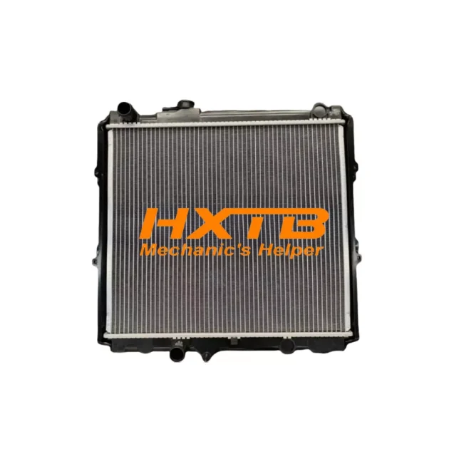 Aluminum core radiator with plastic tanks for Toyota Tiger MT 4WD 5L 3.0 (1997-2005), designed for efficient engine cooling
