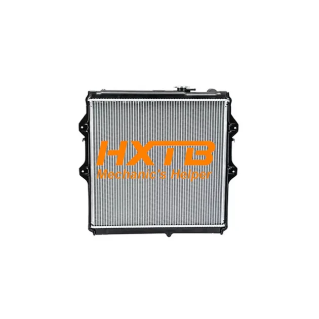 Plastic tank aluminum core radiator for Toyota Tiger D4D MT 2002, designed for efficient engine cooling