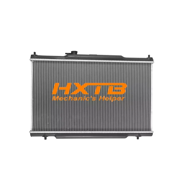 Efficient aluminum-core radiator with plastic side tanks designed for 2002-2006 Honda CR-V automatic transmission models