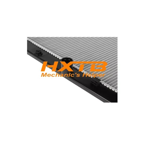 Aluminum-core radiator with plastic side tanks designed for Mazda 3 Skyactiv models (2015-2018) with manual transmission