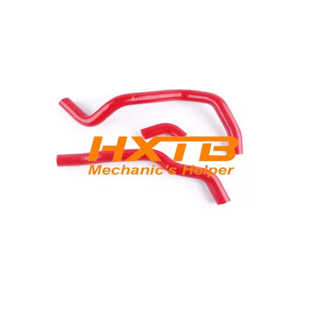 RED COOLANT RADIATOR SILICONE HOSE KITS FOR Honda Jazz/Fit GD 2003-2007