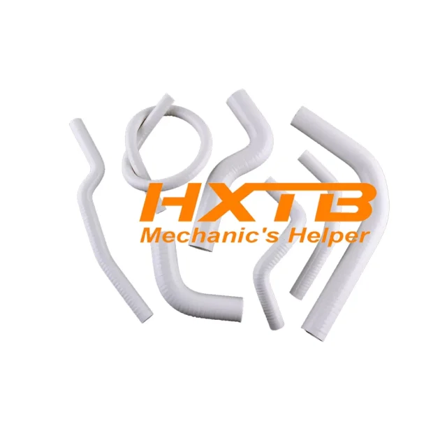 WHITE Silicone Radiator & Heater Hose Kit for Suzuki Samurai 1.3L G13B 1986-1995 // Suzuki Samurai 1.3L 1986-1995