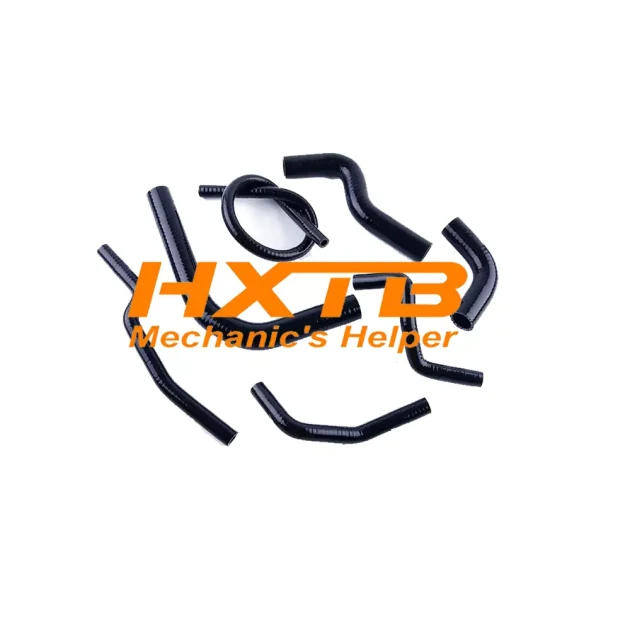 BLACK Silicone Radiator & Heater Hose Kit for Suzuki Samurai 1.3L G13B 1986-1995 // Suzuki Samurai 1.3L 1986-1995
