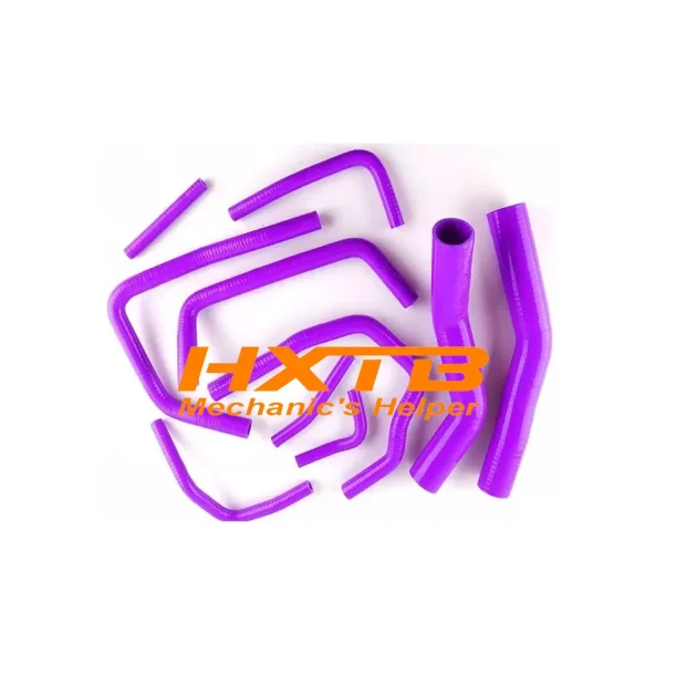 PURPLE Complete Silicone Radiator & Heater Hose Kit – Toyota Land Cruiser HDJ80 Turbo 4.2L Diesel (1990-1997)