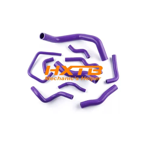 Durable PURPLE silicone hose kit for Nissan Silvia S13/S14/S15, 200SX, 240SX SR20DET engines – radiator & heater hoses included