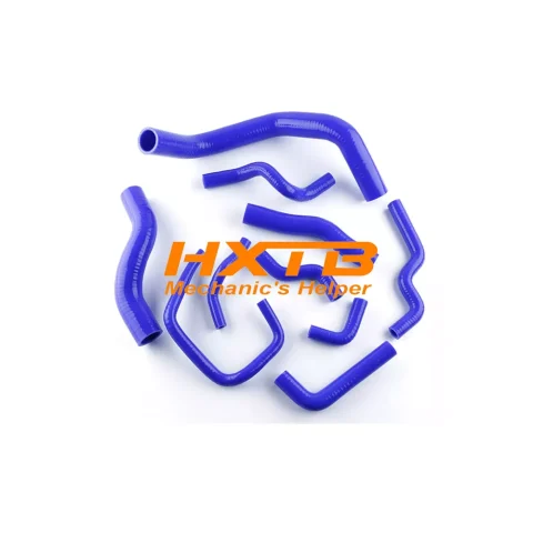 Blue silicone radiator and heater hose kit for Nissan Silvia S13, S14, S15, 200SX, 240SX with SR20DET engine