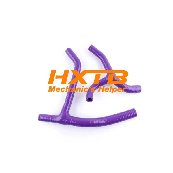 2Pcs Silicone Radiator Hose Kits For KAWASAKI KXF450 KX450F Y KITS 2006-2008 Y hose - Image 2