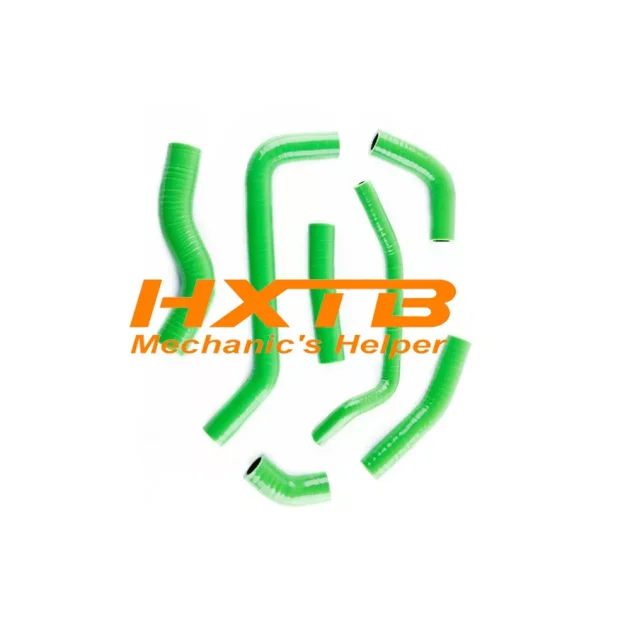 Kawasaki KX450F GREEN radiator hose kit (2009-2014) – Reinforced silicone for better heat dissipation