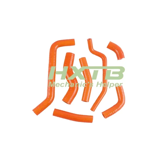 Upgrade your KX450F with ORANGE silicone radiator hoses – Fits 2009-2014 Kawasaki KXF450 dirt bikes