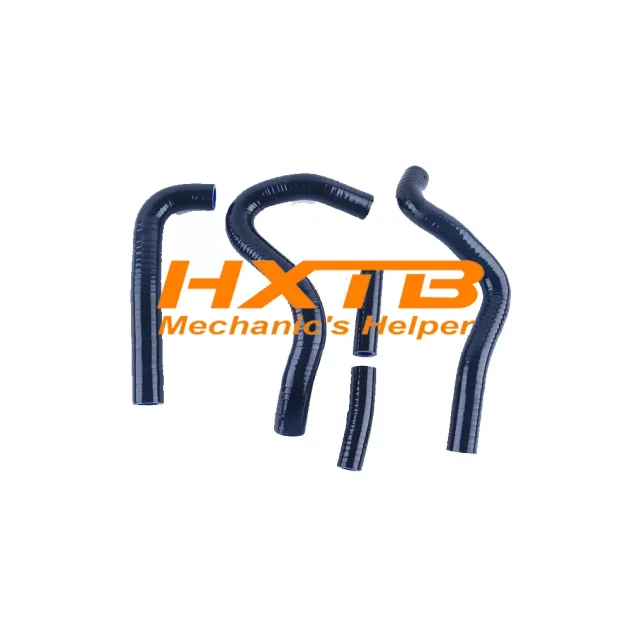 Suzuki RMZ250 (2010-2012) BLACK Silicone Radiator Hose Set – Reinforced for Off-Road Performance