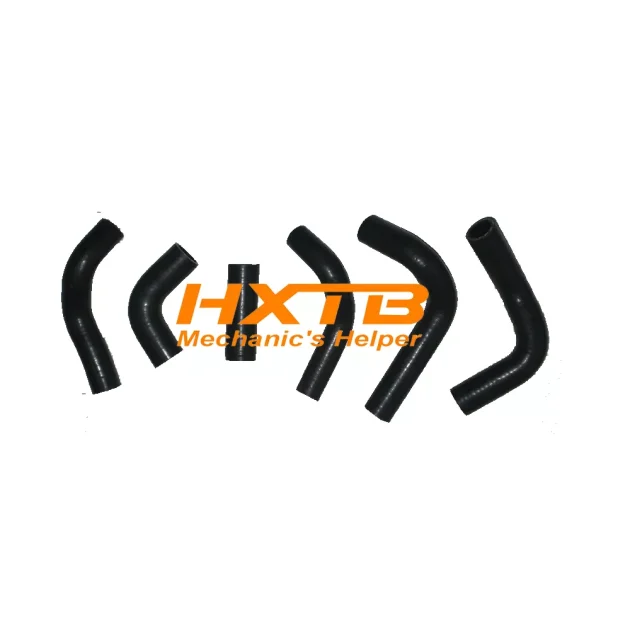 High-Temp BLACK Silicone Radiator Hose – Fits Husqvarna TE400 TE450 TE510 (2002-2008)