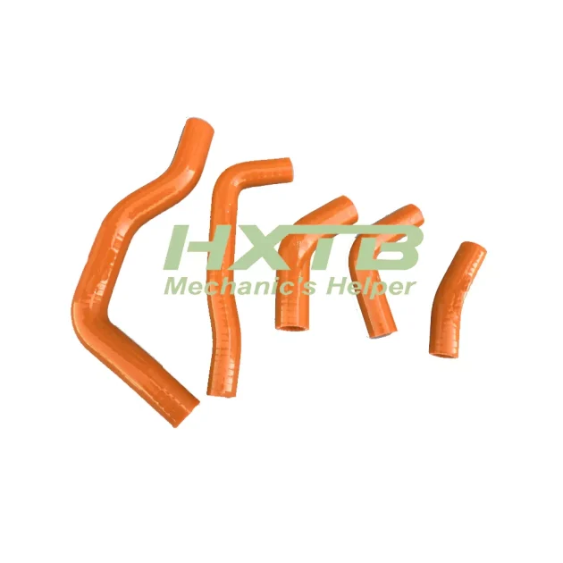 ORANGE silicone coolant hose for Honda CRF450R – Improved cooling efficiency & durability