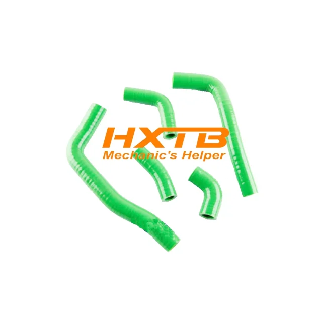 GREEN silicone radiator hose for Honda CRF450R (2006-2008) – Durable & heat-resistant cooling upgrade