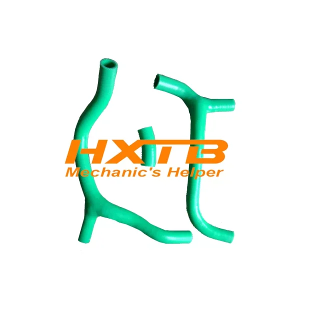 GREEN silicone radiator hose kit for Honda CRF450R (2009-2012) – High-performance cooling upgrade