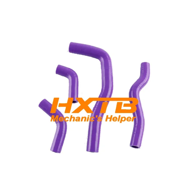 PURPLE silicone radiator hose kit for Honda CRF450X (2005-2017), high-performance cooling upgrade