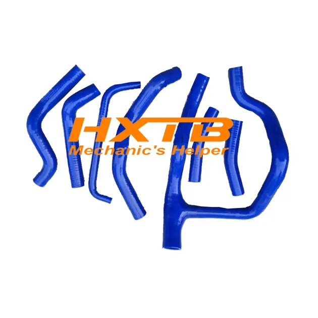 High-quality blue silicone radiator hose kit for Honda XRV750 Africa Twin, durable and heat-resistant