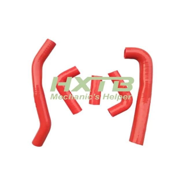 RED silicone radiator hose kit for Honda RC51 (RVT1000/RVT1000R) - high-performance cooling upgrade