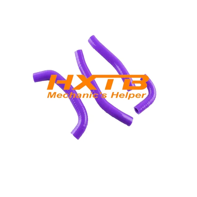 PURPLE silicone coolant hoses for Honda CRF450R, designed for enhanced performance and style