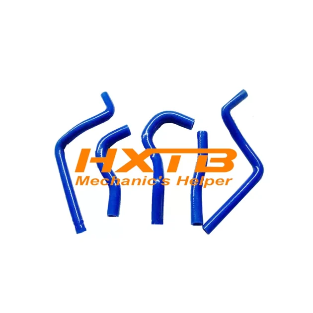 Enhance your Honda CR125R's cooling system with this high-quality blue silicone radiator hose (2003-2004)