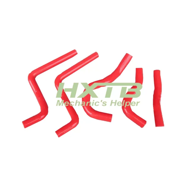 RED silicone radiator hose designed for Honda CR125R 2003-2004 models, improves engine cooling efficiency