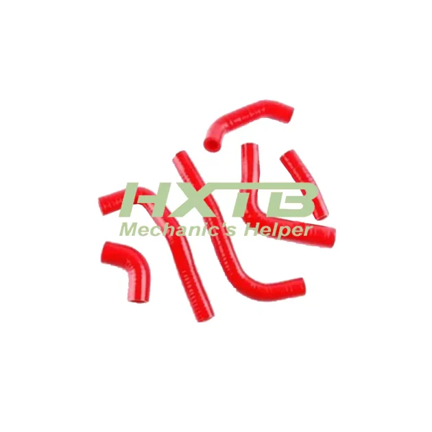 Aftermarket RED silicone hose for Honda CRF450R (2002-2004) – Better cooling efficiency