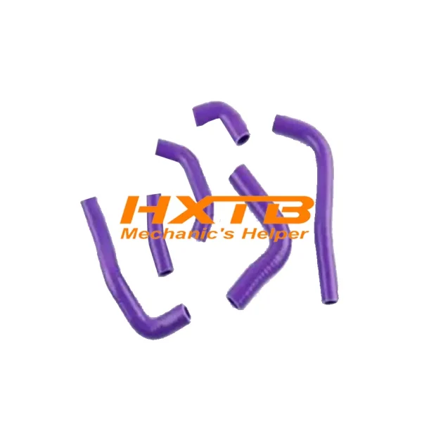 PURPLE silicone radiator hose for Honda CRF450R (2002-2004) – High-performance cooling upgrade