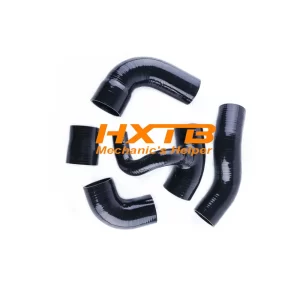 5Pcs Silicone Boost Turbo Hose For Volvo S70/V70 T5 2.3 // 850 T-5/T-5R 1993-1997