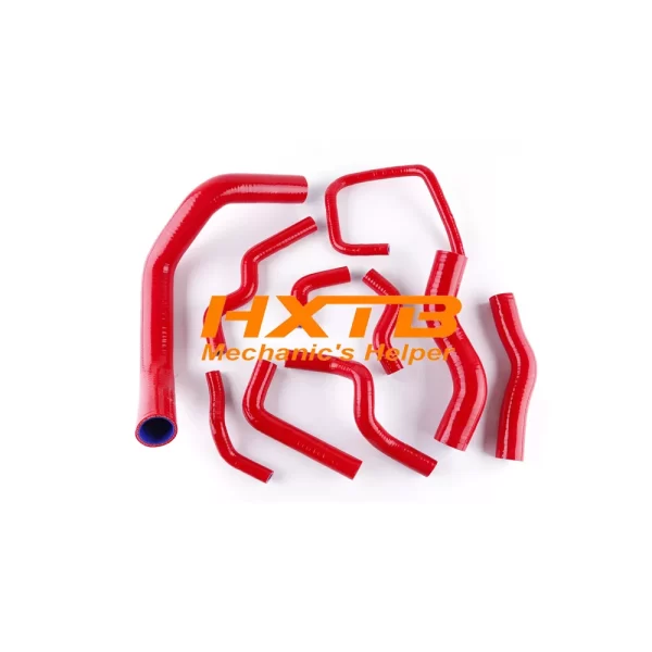 10Pcs Silicone Radiator Hose Kits For Nissan SILVIA 200SX 240SX S13 S14 S15 SR20DET - Image 3