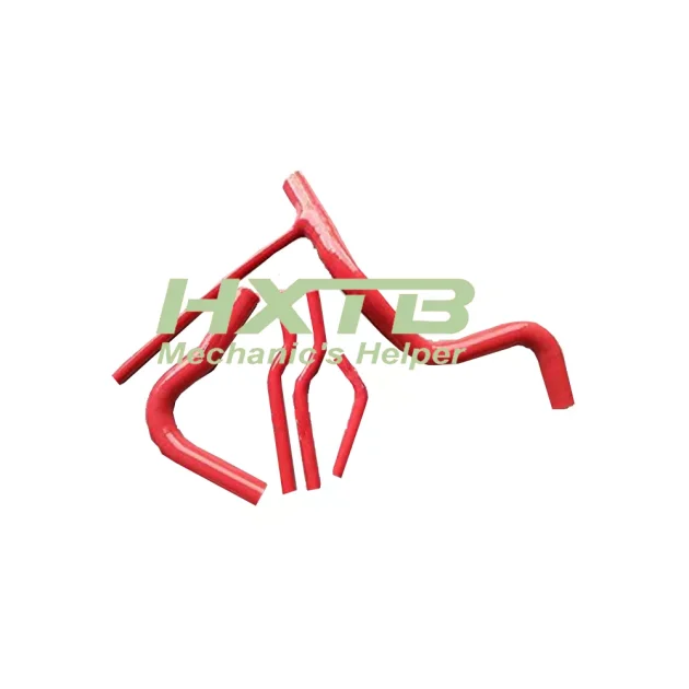 Replacement RED silicone radiator hoses for classic British MGB GT & Roadster (1962-1975)