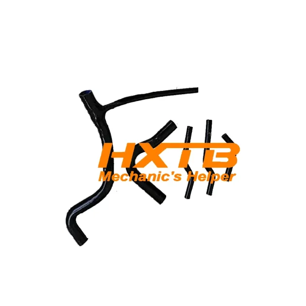 Upgrade your MGB GT or Roadster with durable BLACK silicone radiator hoses – fits 1962-1975 models