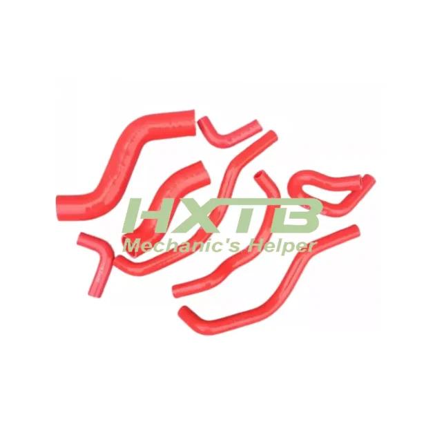 RED Upgraded RADIATOR & HEATER Silicone Hose Kit for Toyota Hilux 3.0L Turbo Diesel – Durable Cooling System Replacement