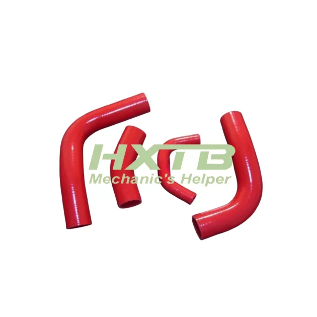Toyota Land Cruiser 80 Series 3F silicone hose kit in RED – radiator & heater hoses for improved engine cooling