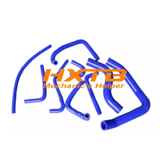 High-Performance Blue Silicone Cooling Hoses – Fits Mitsubishi Pajero NH/NJ 3.0L V6 (6G72) 1991-1996 Models