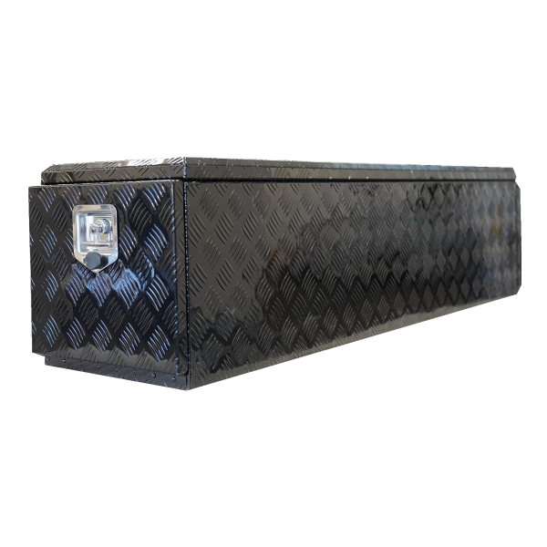 1760x400x400mm Black Aluminium 3 Door Camper Toolbox - Image 2
