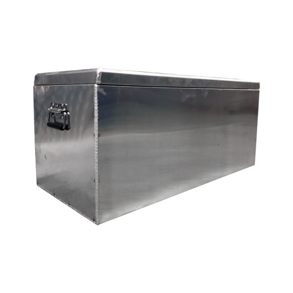 900x400x400mm Flat plate Aluminium Top Open Tool Box - Image 3