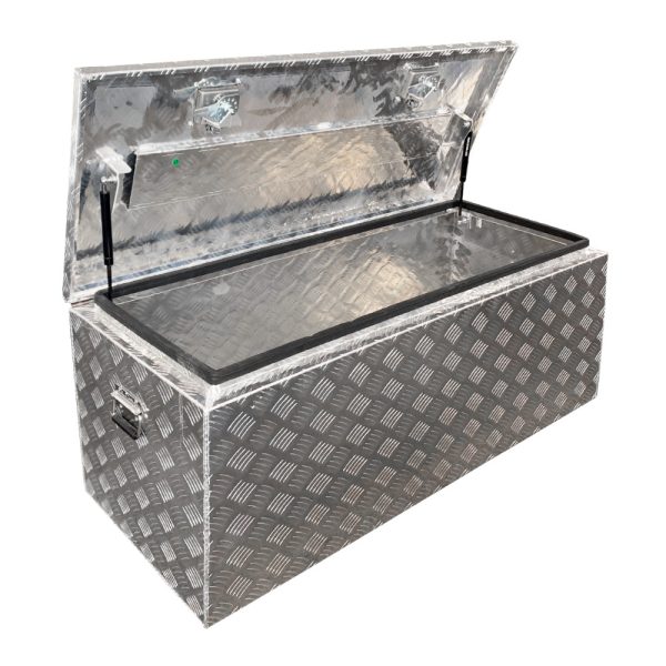 1200x400x300mm Aluminium Top Open Tool Box - Image 2
